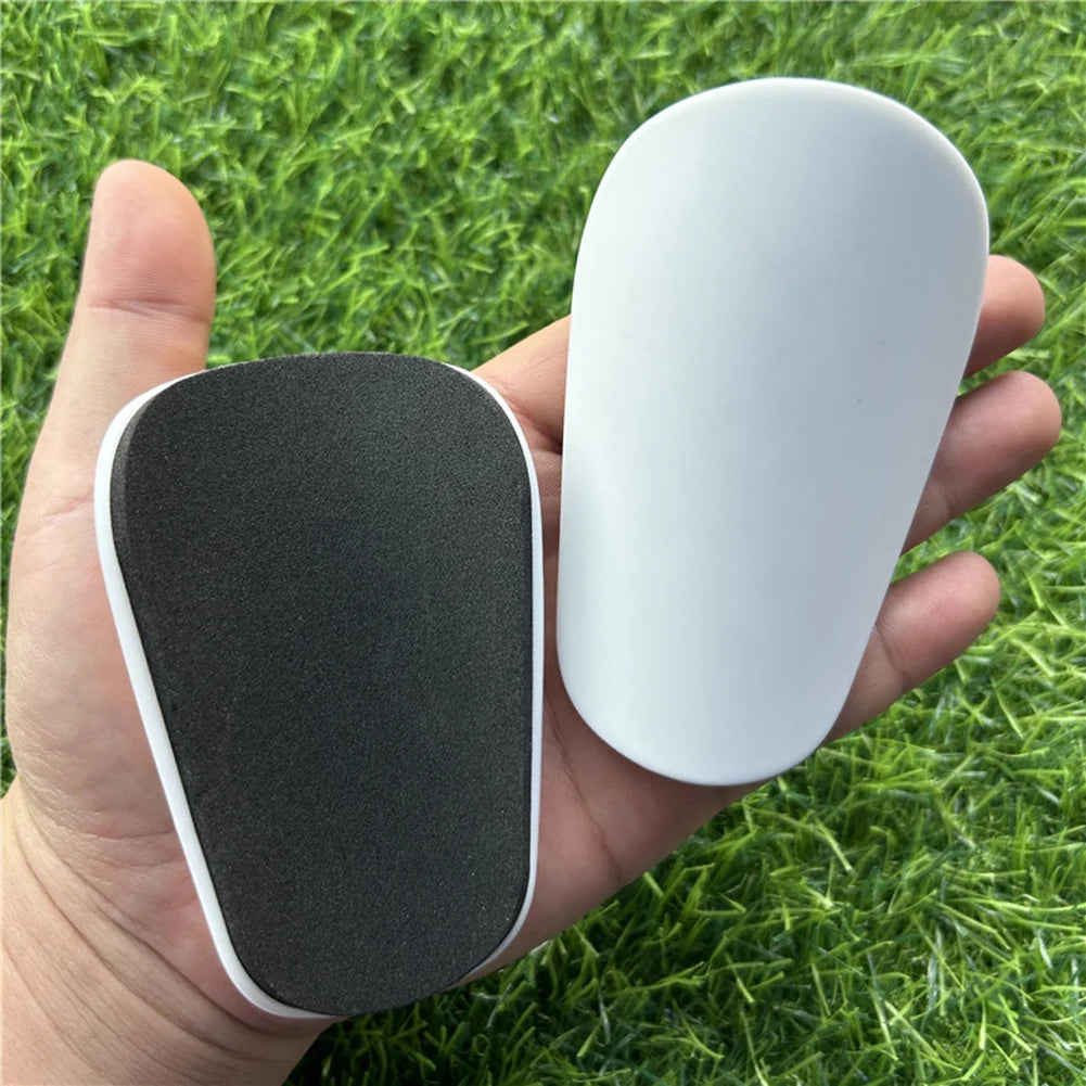 1 Pair Mini Football Shin Pad Wear-resistant Shock Absorbing Leg Protector Lightweight Portable Soccer Training