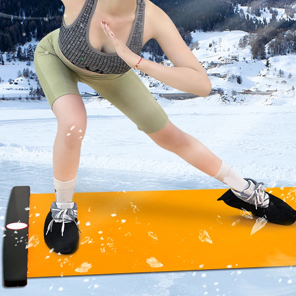 140/180/200cm Professional Balance Sliding Yoga Mat Leg Core Training Workout Board