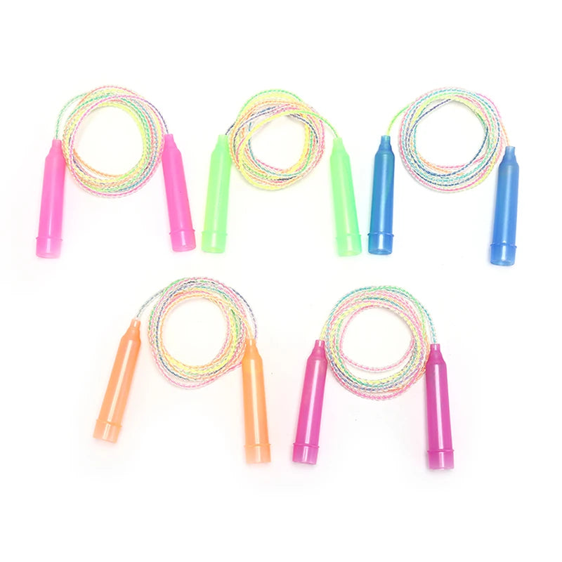 1PC Soft PVC Skip Rope For Kids Fast Skipping Jumping Rope Color Random Portable Kids Jump Rope Crossfit Fitness Sports Training