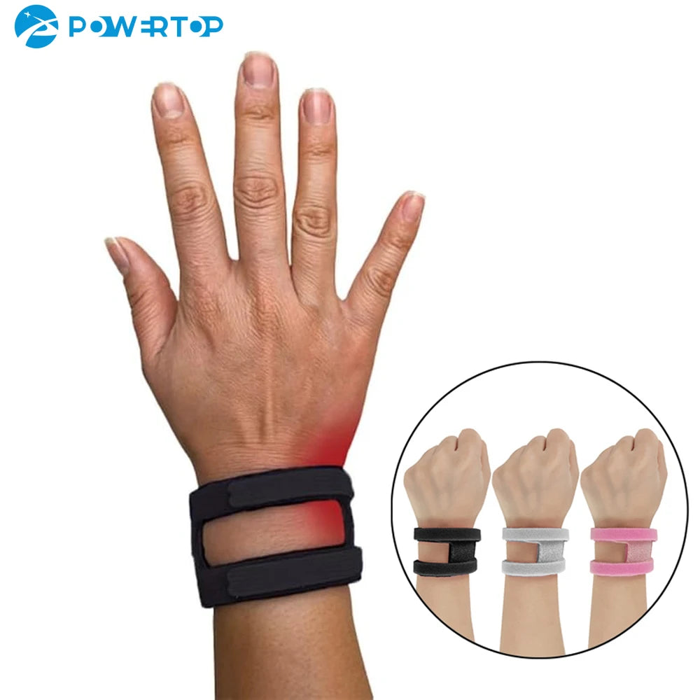 1Pcs Adjustable Soft Thin Sports Yoga Wrist Band Pain TFCC Tear Injury Brace