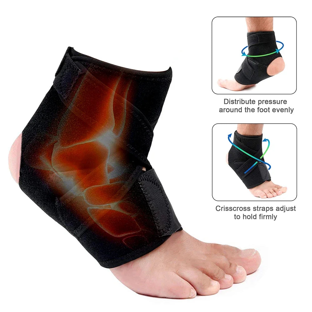 1Pcs Ankle Brace Provides Ankle Foot Support For Men and Women, Sports Training and Injury Rehab. Arthritis Ankle Wrap Support