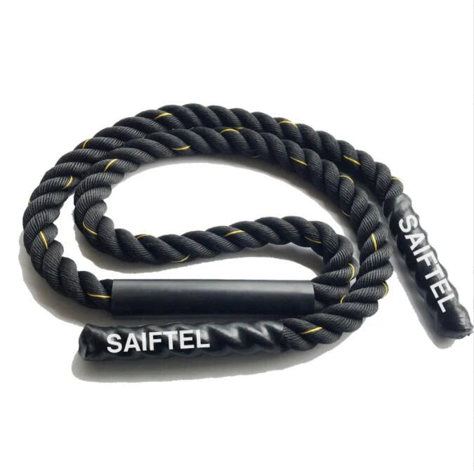 25mm fitness heavy jump rope crossfit weighted battle Skipping Ropes Power Improve Strenght Training Fitness Home