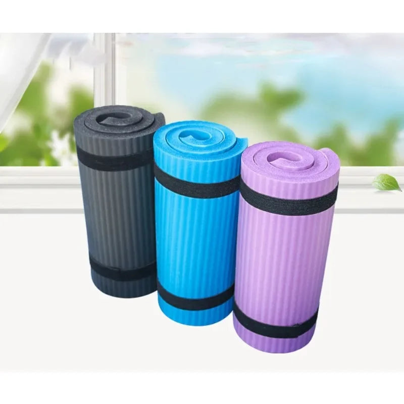 60*25*1.5CM Yoga Mat  Flat Support Elbow Pad Yoga Auxiliary Pad Home Gym Workout Mats ABS Abdominal Wheel Pad fitness