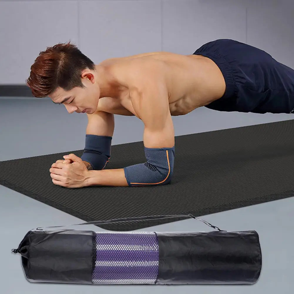 Adjustable Adjustable Strap Mesh Polyester Yoga Pilates Mat Bag