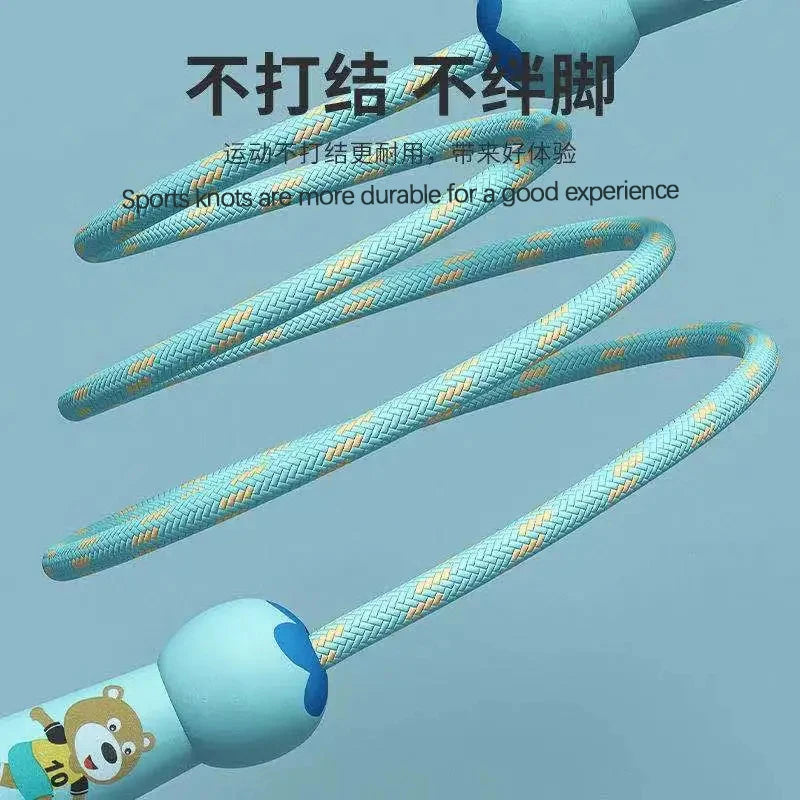 Children's Sports Adjustable Cotton Rope  Ropes Sport Fitness Lovely Cartoon Skipping