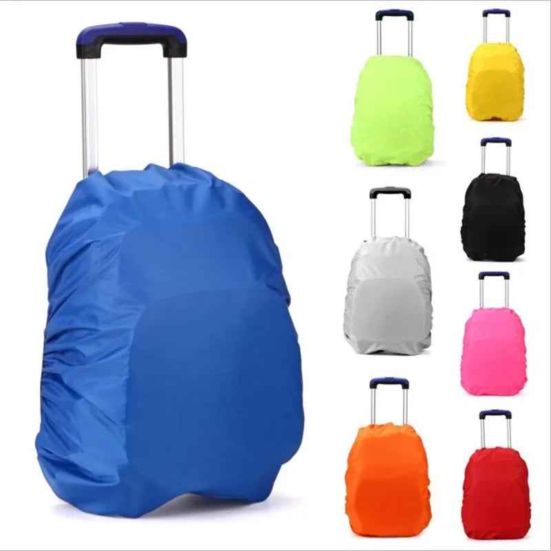 Children's Waterproof Backpack Rain Cover Outdoor Sport Night Cycling Safety Light Rain Cover Case Bag