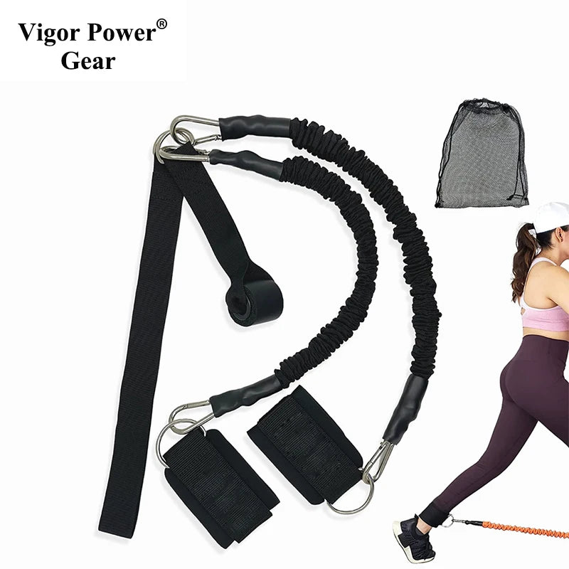 Elastic Resistance Band Suit for Crossfit Training Exercise, Yoga Tubes, Pull Rope Expander,Cadio Training