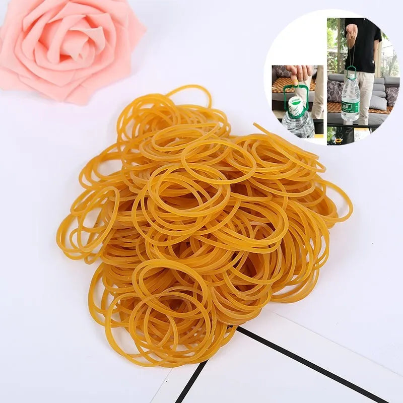 Elastic Rubber Bands Fasteners Elastic Bands Used for Office School Stationery Supplies Stretchable Sturdy Rubber