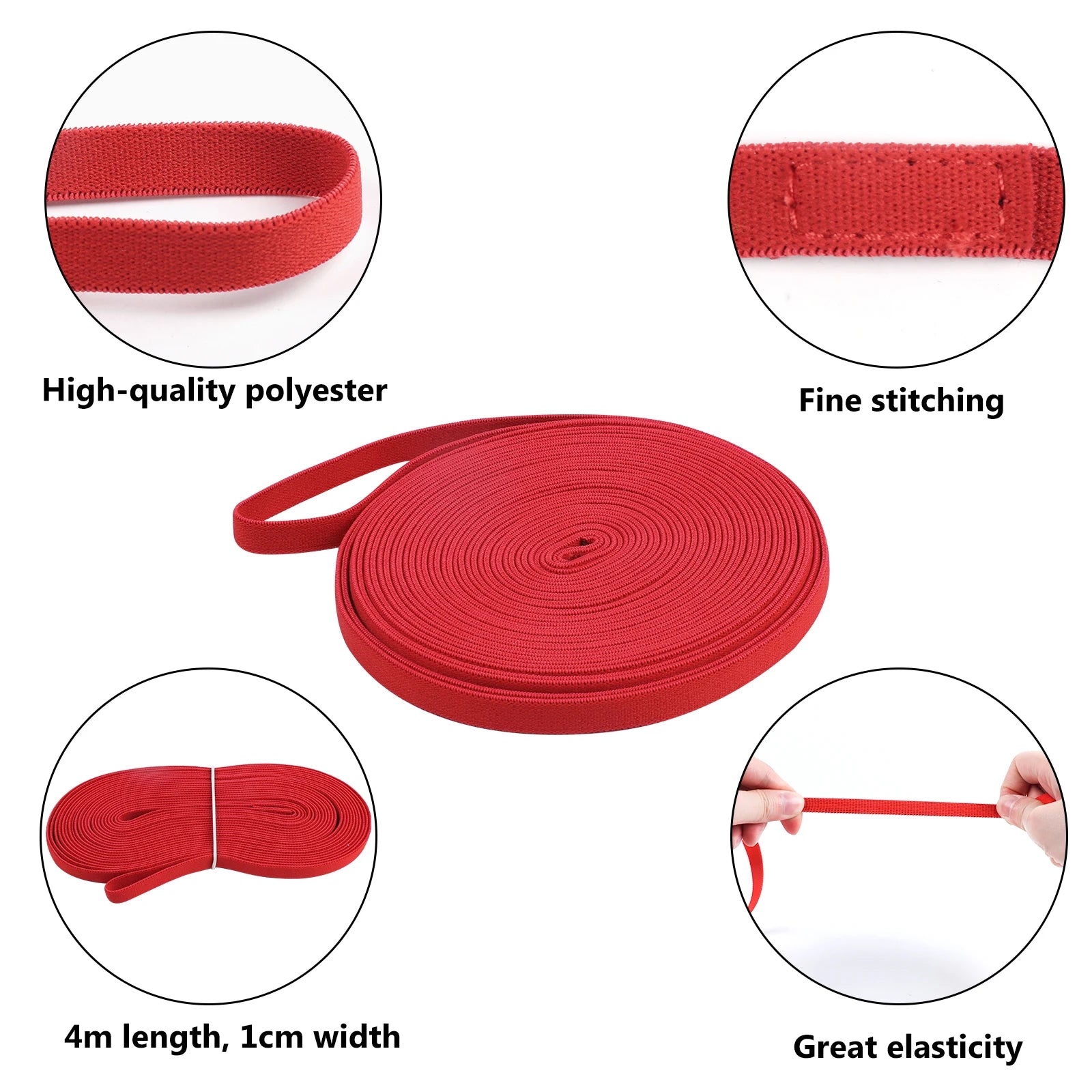 Elastic Rubber Jump Rope 4Meters Long Interactive Multiplayer Games for Outdoor and Sports Ideal Gift for Girls and Boys aged 3+