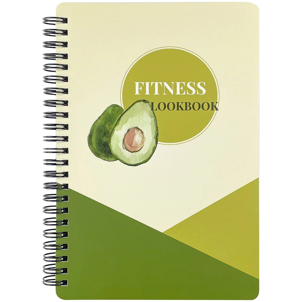 Food Notepad Diet Workout Weight Loss Journal Notebook Spiral Notebooks Writing Planner