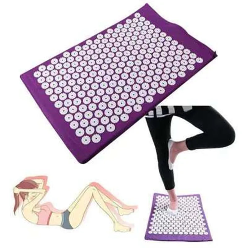 Non-Slip Massager Cushion acupressure Massage Yoga Mat Sets Spike Fitness Pilates Relieve Stress Back Pain Applicator kuznetsov