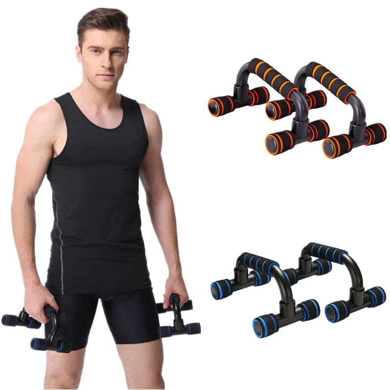 Non-slip Push Up Stand Home Fitness Power Rack Gym Handles Pushup Bars Exercise Arm Chest Muscle Training