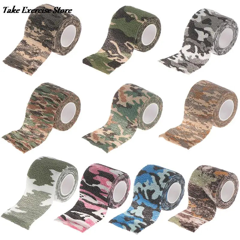 Outdoor Hunting Camouflage Tape Camo Gun Hunting Waterproof Camping Camouflage Stealth Duct Tape Camouflage