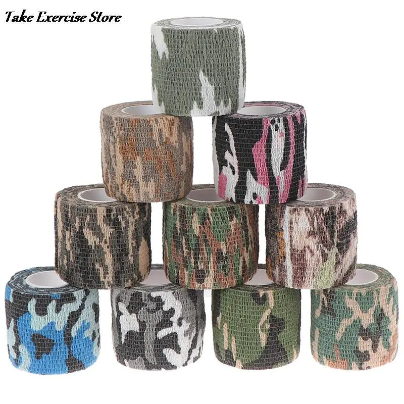 Outdoor Hunting Camouflage Tape Camo Gun Hunting Waterproof Camping Camouflage Stealth Duct Tape Camouflage