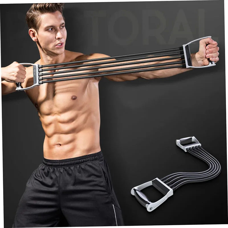 Puller Stretchy String Resistance Bands for Men Exercise Resistance Bands Workout Band Chest Arm Expander Fitness Arm Exerciser