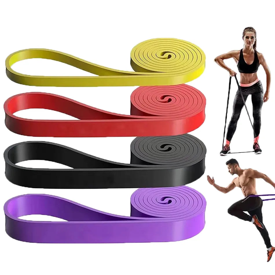 Resistance Bands Exercise Elastic Workout Ruber Loop Strength Rubber Band Gym Fitness Equipment Training Expander Unisex