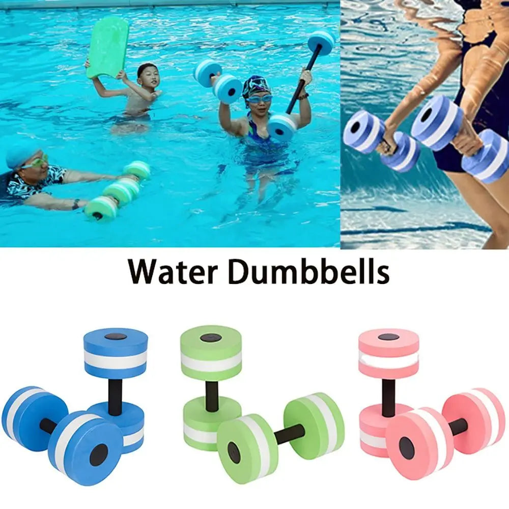 1Pc Multicolor Floating Water Dumbbell Pool Fitness Equipment Aquatic Exercise Dumbbells for Water Sports Women Men Children