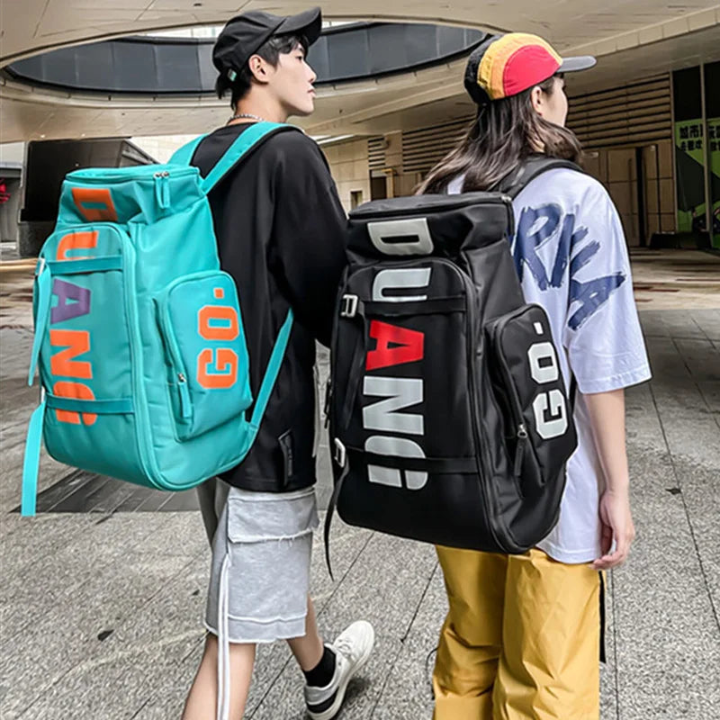 Sport Gym Bag Men Fitness Travel Backpack Large Waterproof Skate Pack For Shoulder Crossbody Training Laptop