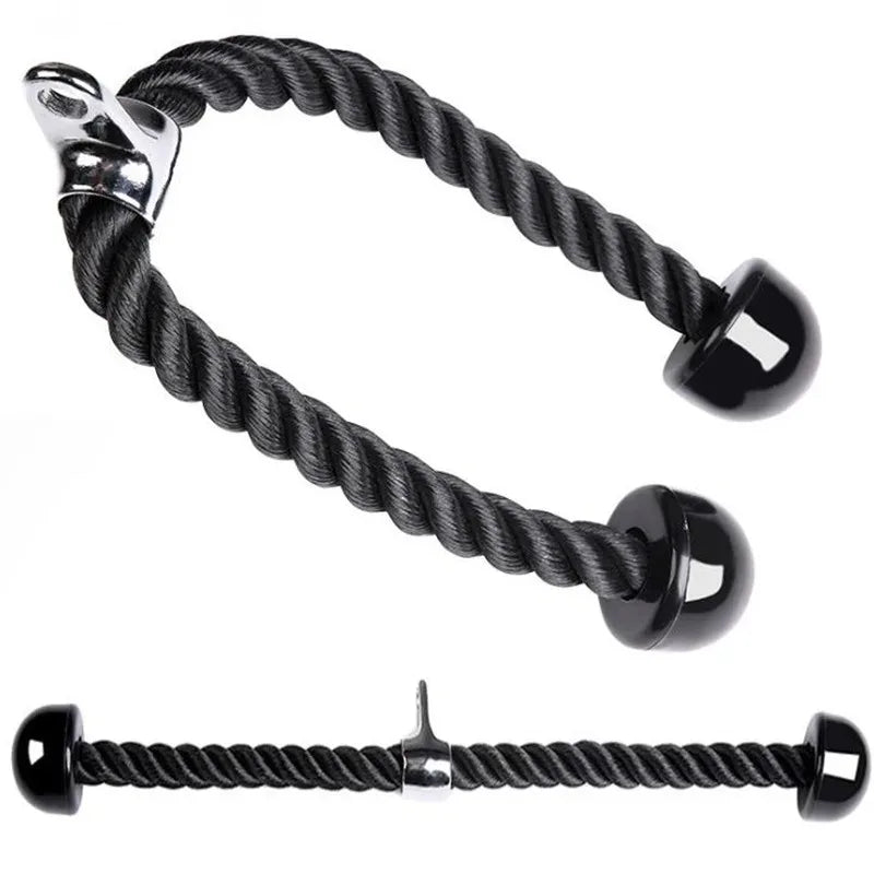 Tricep Rope Push Pull Down Cord For Bodybuilding Exercise Gym Workout for Home or Gym Use