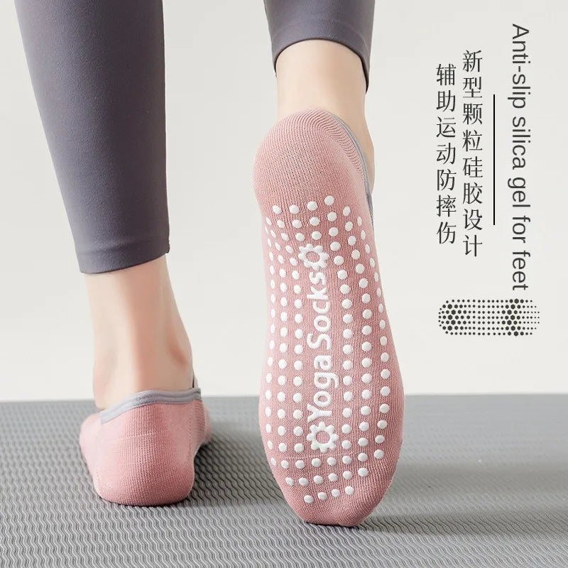 Women Yoga Socks Anti Slip Bandage Sports Ladies Girls Ballet Socks Dance Sock Slippers Yoga Socks Non Slip Acupressure