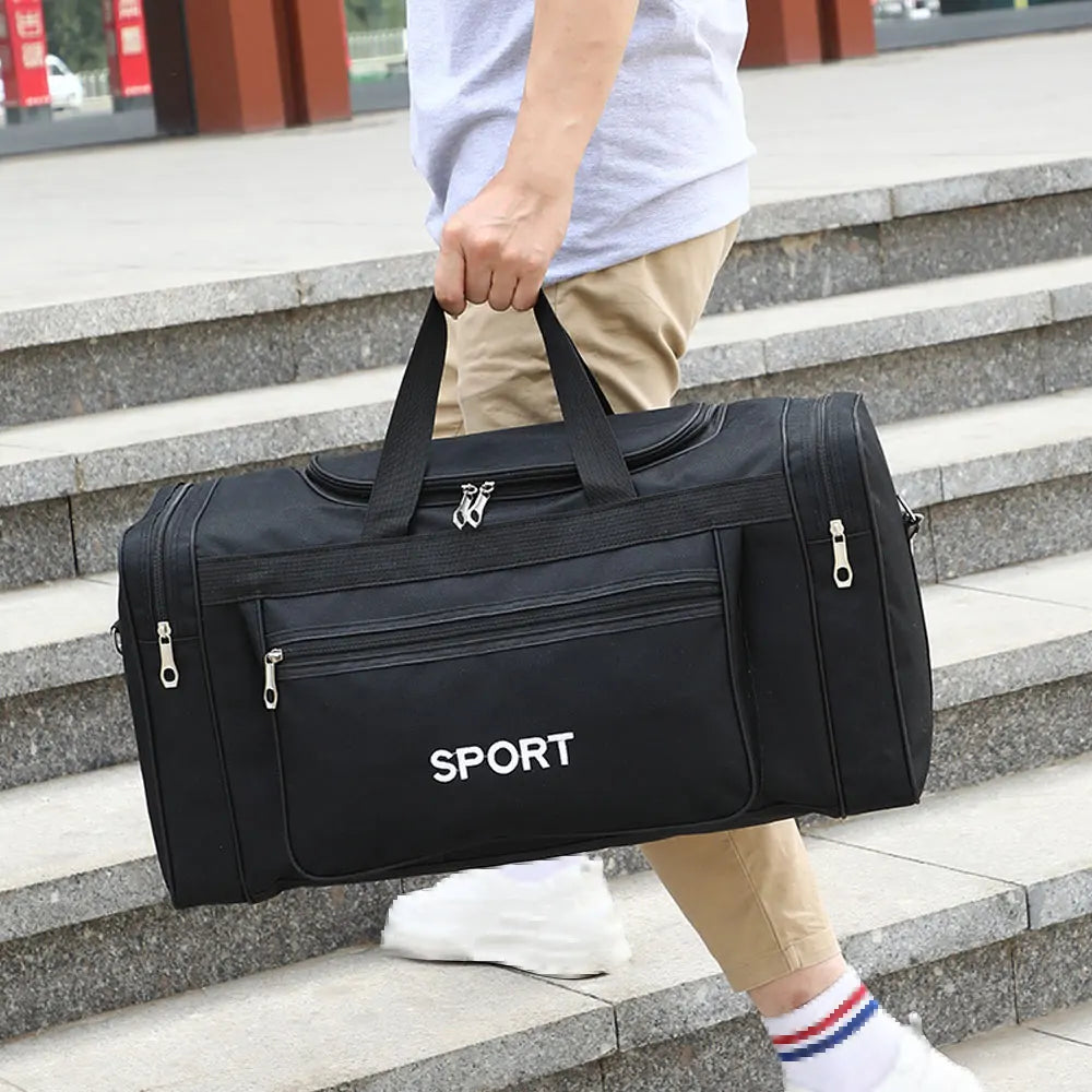 YIXIAO Big Capacity Sports Fitness Bag For Men Outdoor Yoga Gym Handbag Messenger Multifunction Travel Training