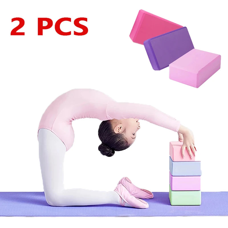 Yoga Building Blocks Cubes Pilates Bricks Reinforcement Mats Sports Yoga Supplies Exercise Home Exercise Equipment