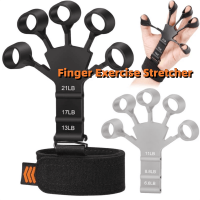 Kraclin Silicone Grip Device Finger Exercise Stretcher Finger Gripper - Fitflexo