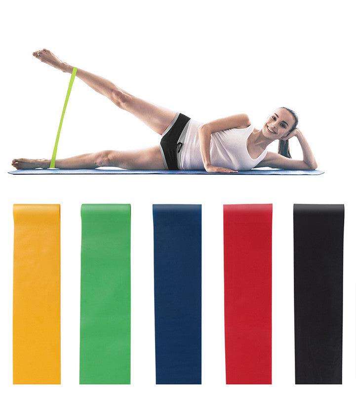 5 Level Resistance Rubber Bands Yoga Training Elastic Bands - Fitflexo